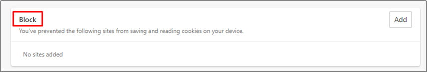 How to block cookies from specific sites - Mandatly inc.